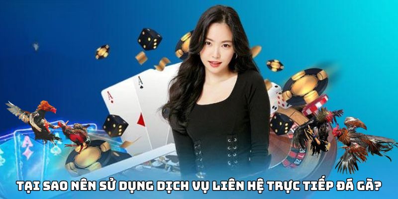 Ưu điểm khi liên hệ Trực Tiếp Đá Gà